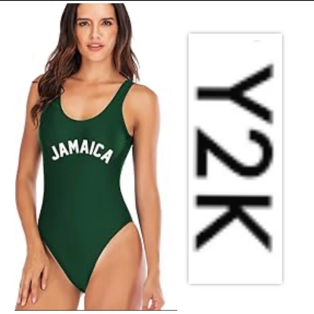 Y2K Jamaica One Piece Swimsuit